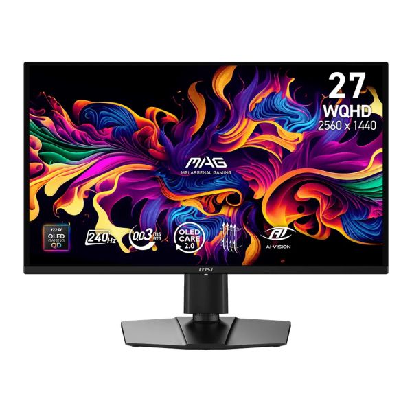 MSI Monitor GAMING MAG 274QP QD-OLED X24 26,5" WQHD 2560x1440, 240Hz, 150000:1 CR, 0,03ms, 2x HDMI, DP